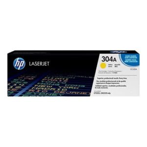 HP 304A HCC532A Original Yellow Toner Cartridge – Compatible with HP Color LaserJet CP2025 & CM2320 MFP – 2,800 Pages