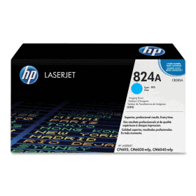 HP 824A HCB385A Original Cyan LaserJet Imaging Drum – Compatible with HP Color LaserJet CP6015, CM6030 & CM6040 – 23,000 Pages
