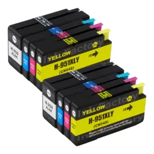 Compatible HP 950XL / 951XL / 950 / 951 Ink Cartridge Twin Pack Multi-Pack – Black & Colour
