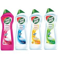 Handy Andy Household Cleaning Cream - 750ml (Assorted Pack of 4)
