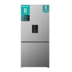 Hisense 463L Bottom Freezer Fridge with Water Dispenser-Stainless Steel