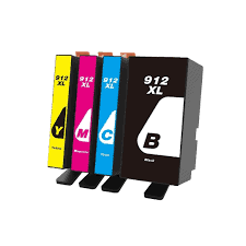 Compatible HP 912XL High Yield Ink Cartridge Multipack (Black, Cyan, Magenta & Yellow)