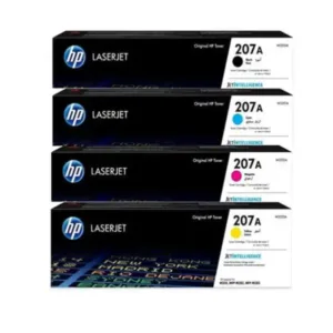 HP 207A Original Toner Cartridge Multipack (Black, Cyan, Magenta & Yellow) – Genuine HP