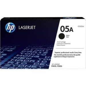 HP 05A Original Black Toner Cartridge CE505A – 2,300 Page Yield for HP LaserJet P2035