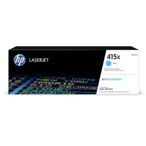 Original HP 415X High Yield Cyan LaserJet Toner Cartridge (W2031X)