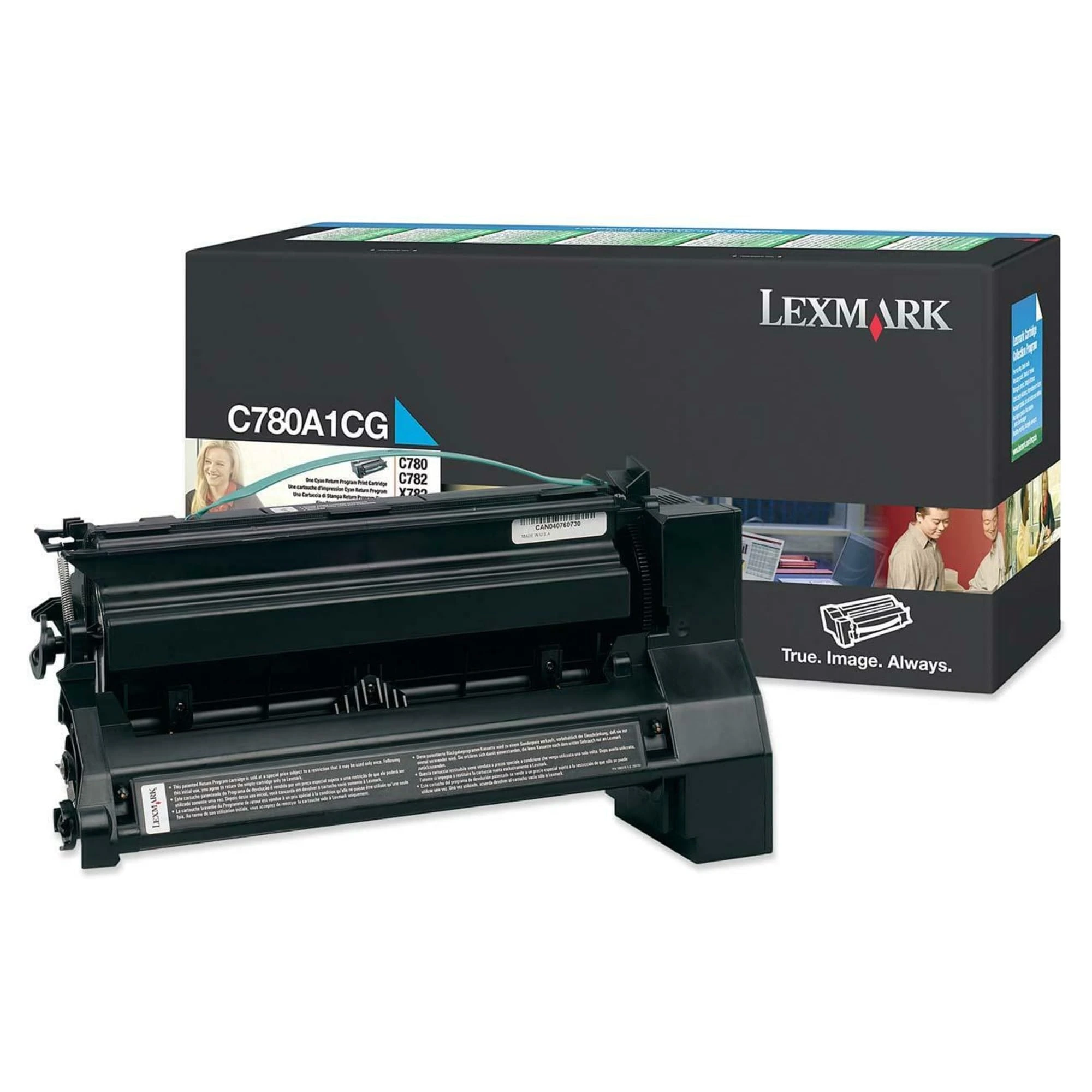 71OkWTmGNAL Lexmark C780A1CG Cyan Original Toner Cartridge | Genuine Lexmark Toner for C780, C782 & X782 Series - Image 1