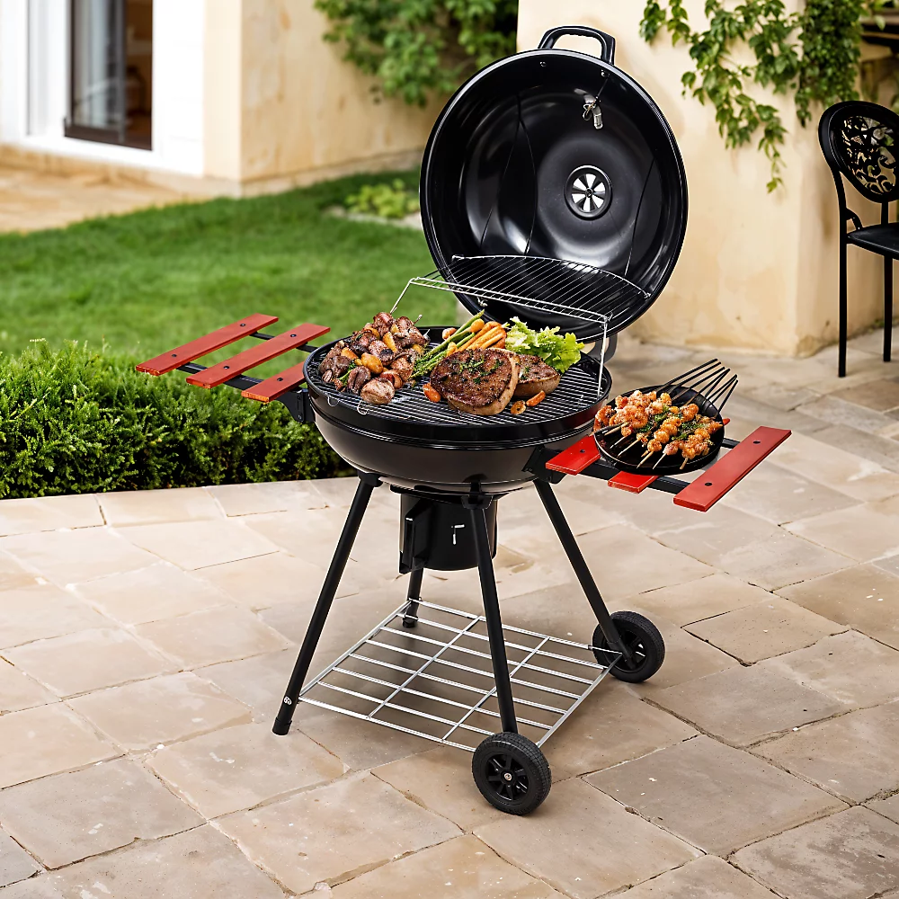 Expert Grill 22-Inch Charcoal Kettle Braai Black