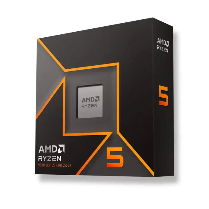 100-100001405WOF.webp AMD Ryzen 5 9600X 6-Core 3.9GHz (5.4GHz Max Boost) Socket AM5 65W Desktop Processor (CPU) - Cooler Required - Image 1