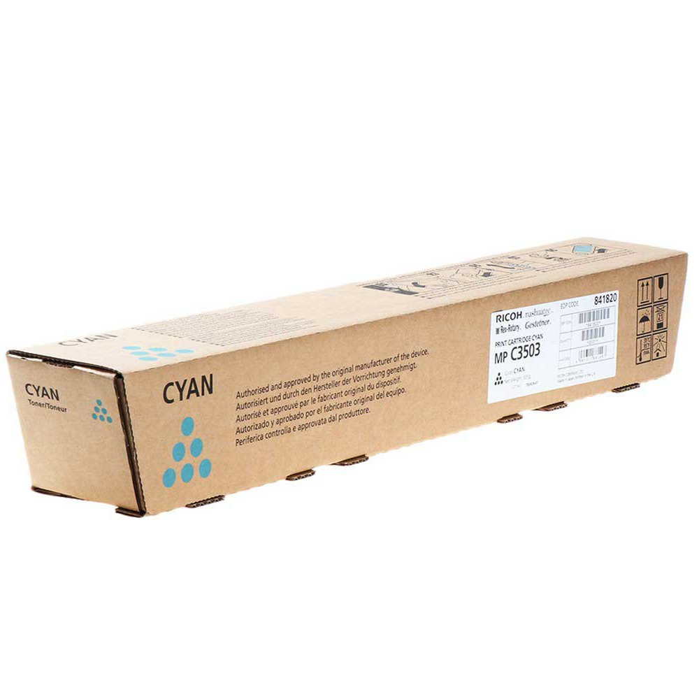 3503C.jpg Ricoh MP-C3503/MP-C3003 Cyan Original Toner Cartridge - Image 1