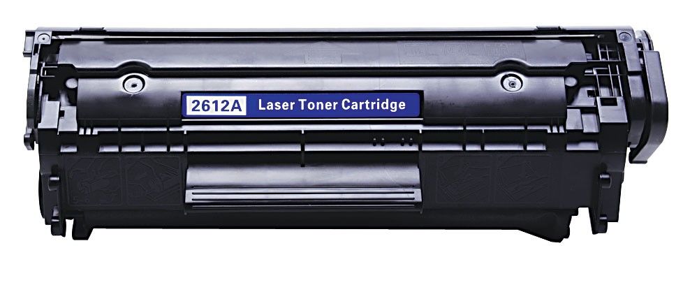 36881497-1-zoom.jpg HP 12A / Canon 703 / FX-10 / FX-9 / Q2612A Black Toner Cartridge - Compatible - Image 1
