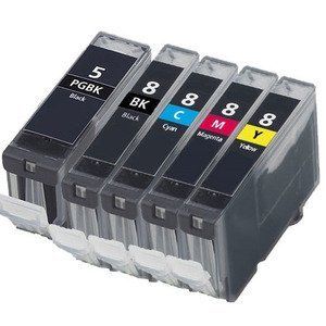 36881558-1-zoom.jpgtakealot-34161117-1.jpg Canon 5 / 8 / PG-5BK / CLI-8 Inkjet Cartridge Multipack - Compatible - Image 1