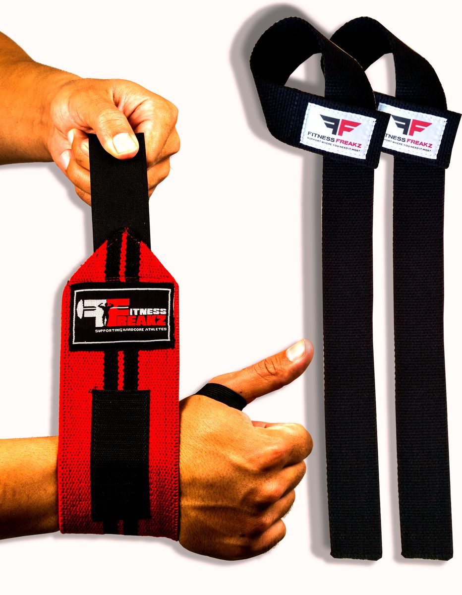 36919926-zoom.jpgtakealot-34193858-1.jpg Fitness Freakz Lifting Straps & HD Wrist - Image 1
