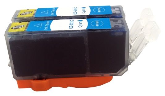 4088874220-1-zoom.jpgtakealot-38162451-1.jpg Canon 521 CLI-521C Cyan Inkjet Cartridge - Twin Pack - Image 1