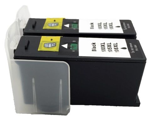 4088876420-1-zoom.jpgtakealot-38162473-1.jpg Lexmark 100XL / 14N1068 Black Ink Cartridge x 2 - Compatible - Image 1