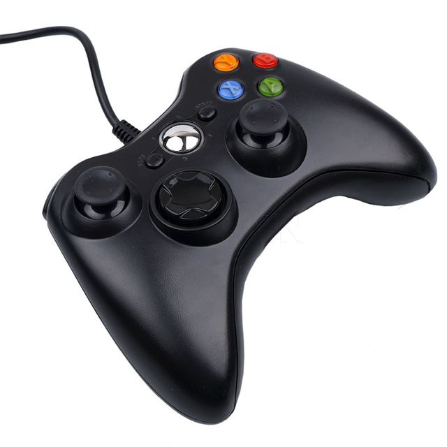 45794379-6-zoom.jpgtakealot-103766865-1.jpg Wired USB Gaming Controller Dual Analog Gamepad for PC & Laptop - Black - Image 1