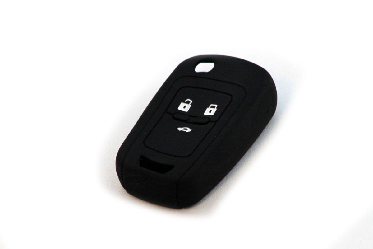 46499424-1-zoom.jpgtakealot-43680741-1.jpg Silicone Car Key Protector - Chevrolet 3 Button (Black) - Image 1