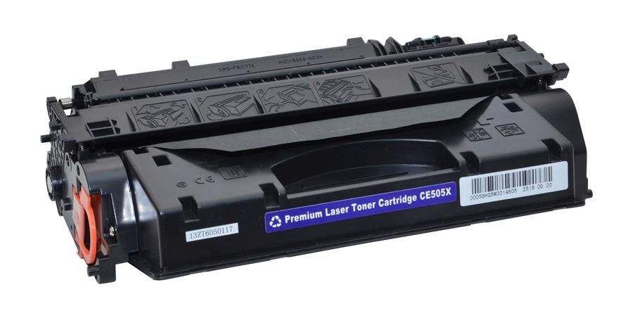 47575755-1-zoom.jpg Generic HP CE505X 05X 505X High Yield Black Compatible Toner Cartridge - Image 1