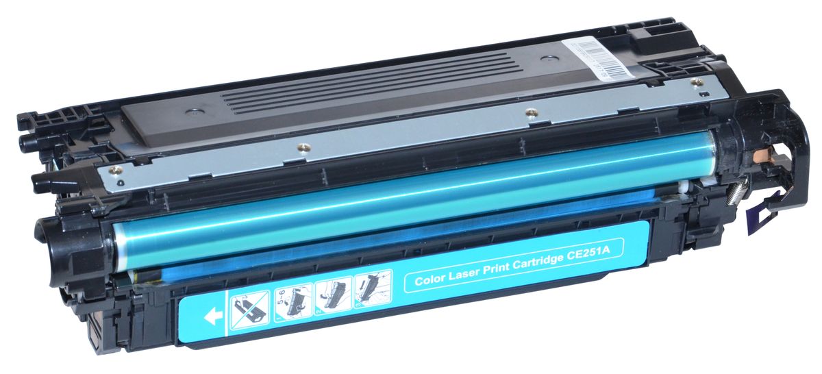 48050134-a-zoom.jpg Generic HP Compatible Cyan Toner Cartridge CE251A CE251 251 - Image 1