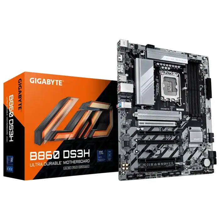 B860-DS3H.webp Gigabyte B860 DS3H ATX Motherboard For Intel LGA 1851 CPU - Image 1
