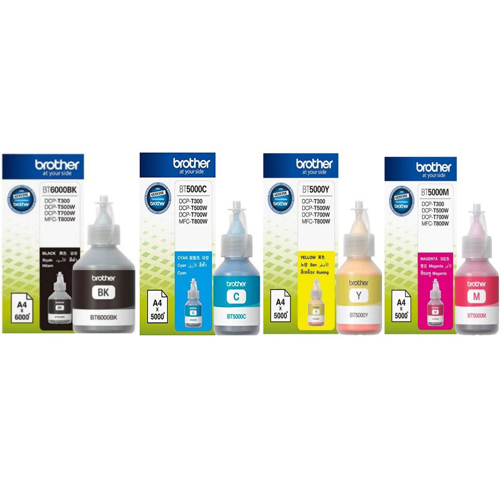 Brother-BT-Bottle-set-1-1.jpg Brother BTD60/BT5000 Ink Bottle Multipack - Image 1