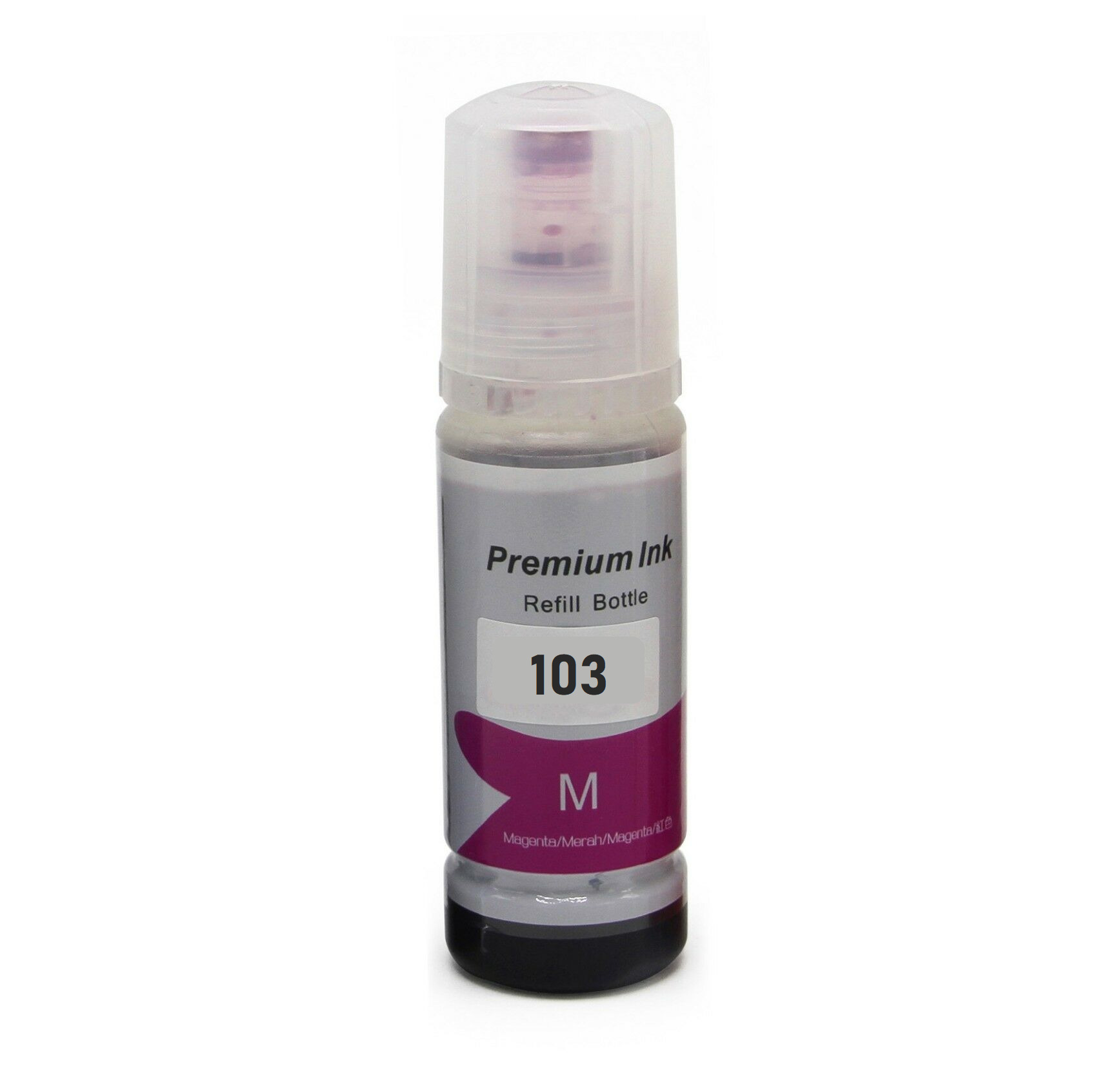 Epson-103-M.jpg Epson 103 Magenta Generic Ink Bottle - Image 1