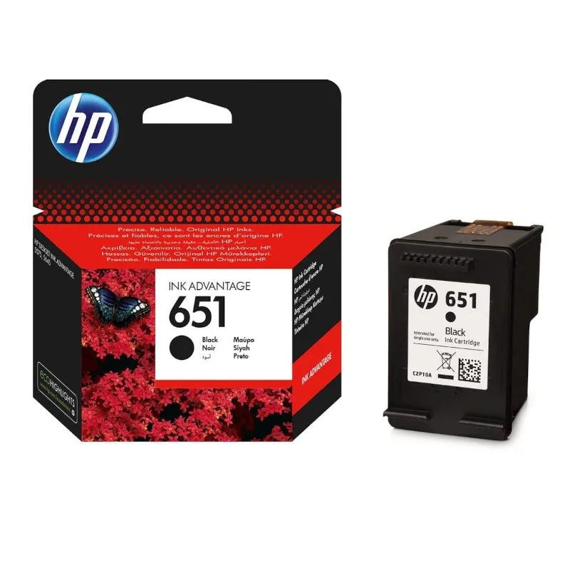 HP-651-Black-Ink.jpg HP 651 Original Black Ink Cartridge - Image 1