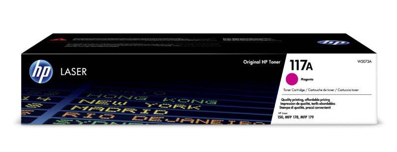 HP_117A_Magenta_original_toner__W2073A-233239.jpg Original HP 117A Magenta Laser Toner Cartridge (W2073A) for HP Color Laser 150a, 150nw, MFP 178nw & 179fnw Printers - Image 1