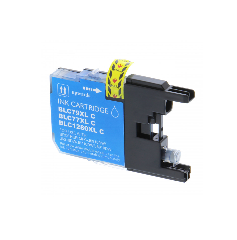 HRR.png Brother LC77XL Cyan Generic Ink Cartridge - Image 1