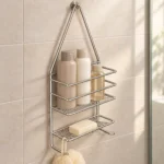 Steelcraft Stainless Steel Small Shower Caddy 165 x 85 x 470 mm - Image 3