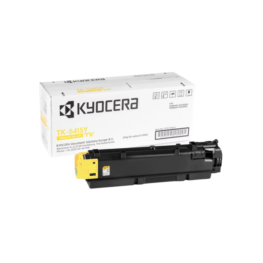 Kyocera-TK-5415Y.png Kyocera TK-5415 Yellow Premium Generic Toner - Image 1