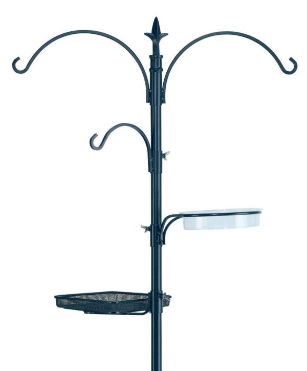 Waterhouse Bird Feeder Station Stand - Black