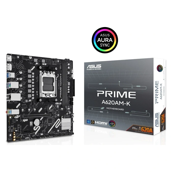 PRIME-A620AM-K.webp Asus PRIME A620AM-K AM5 M-ATX Motherboard - Image 1
