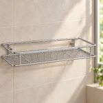 Universal Bathroom Shelf – Stainless Steel, 320 × 120 × 50 mm