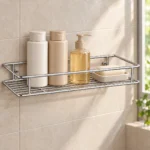 Universal Bathroom Shelf – Stainless Steel, 320 × 120 × 50 mm - Image 3