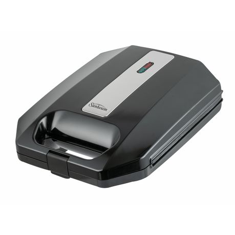 TA-PLID100921739.jpg Sunbeam 4 Slice Sandwich Maker - 1400W - Black & Silver - Image 1