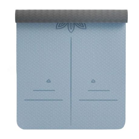 TA-PLID101194546.jpg Yoga Mat-Thick,Comfortable,Non-Slip Exercise Mat,Blue,Grey - Image 1