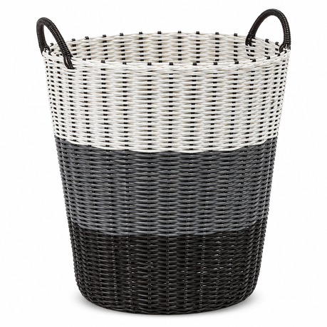 TA-PLID102776173.png SKY-TOUCH Laundry Hamper Basket with Handles - Multicolor 34x46x45cm - Image 1