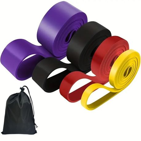 TA-PLID103143355.jpg Resistance Bands Set 4 Pack Pull Up Assist Workout Yoga Stretch Bands - Image 1