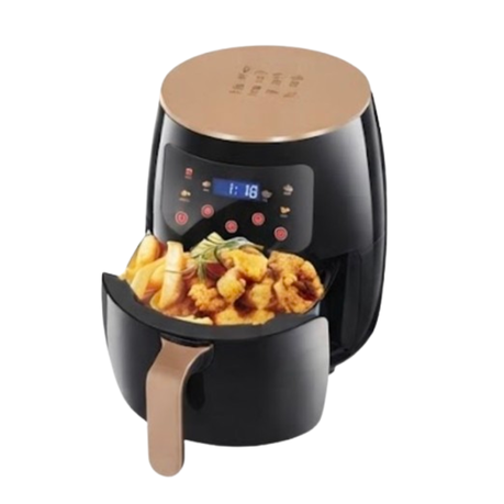 TA-PLID103349994.png Black Cylindrical basket Air Fryer 6 L Air Fryer - Image 1