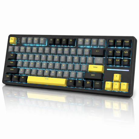 TA-PLID103357224.png Attack Shark X87 Wireless Gaming Keyboard Gasket Mechanical Keyboard - Image 1