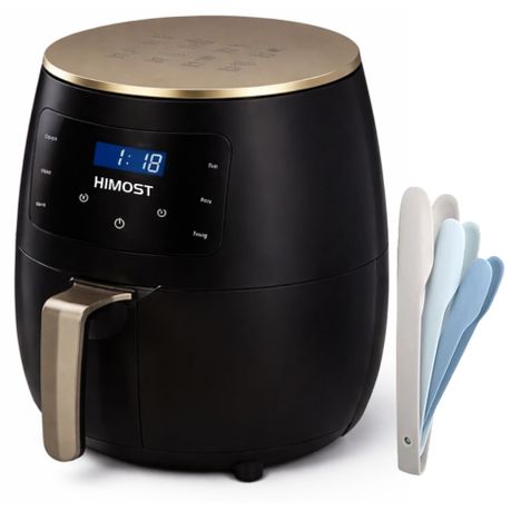 TA-PLID95938788.jpg HiMost Oven 6L Air Fryer Including a Nesting Tongs Set - Image 1