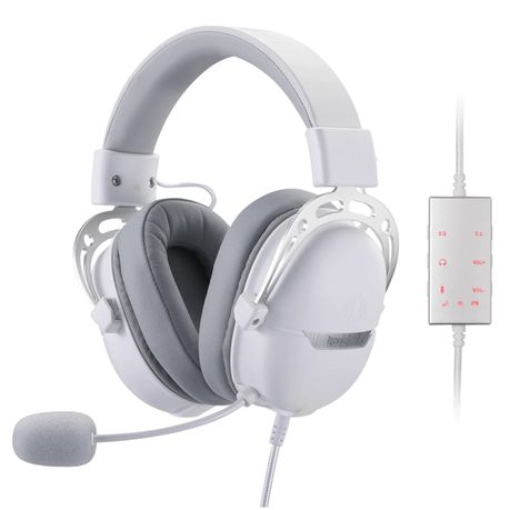 TA-PLID98343068.jpg REDRAGON Over-Ear AURORA Gaming Headset - White - Image 1
