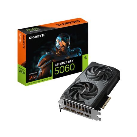 TA-PLID99514391.jpg GIGABYTE GeForce RTX 5060 WINDFORCE OC 8GB Graphics Card - Image 1