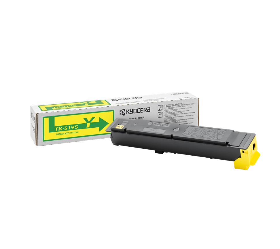 TK-5195y.png Kyocera TK 5195 Premium Yellow Generic Toner - Image 1