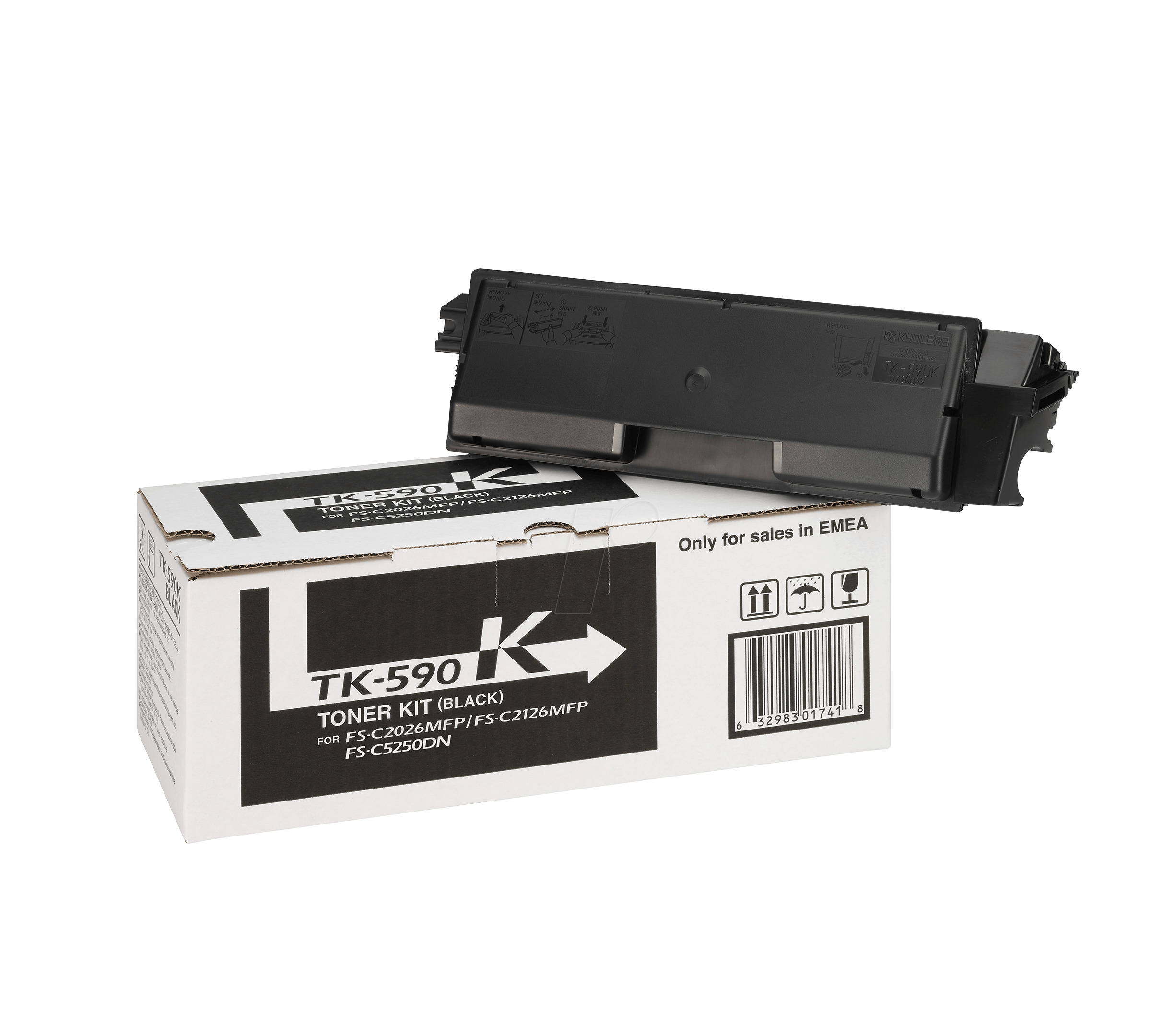 TK-590K.jpg Kyocera TK 590 Premium Black Generic Toner - Image 1