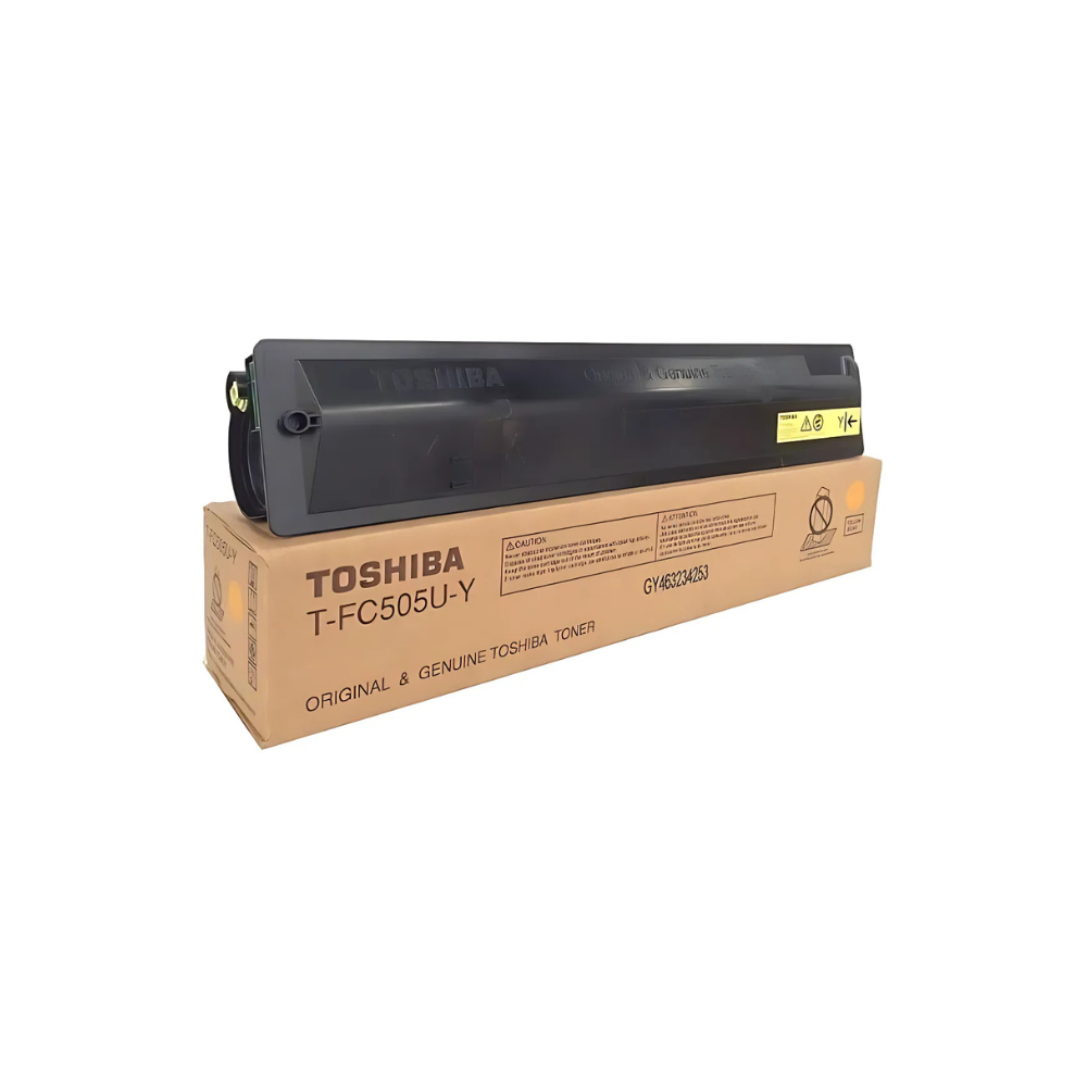 Toshiba-TFC-505-Yellow-Original.png Toshiba TFC-505 Yellow Original Toner (eSTUDIO 5005AC) - Image 1