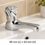 Allure Basin Pillar Tap Basin 15 mm - Image 3