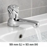 Allure Basin Pillar Tap Basin 15 mm - Image 4