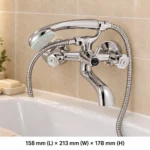 Allure Bath Mixer Tap with Hand Shower and Accessories - Image 3