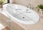Betta Tango Oval Bath - Image 3